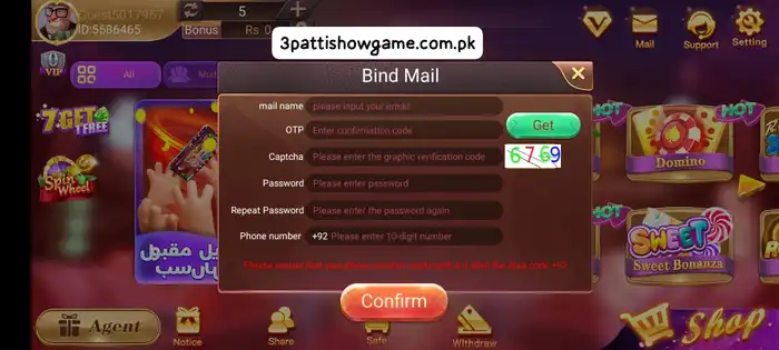 3 Patti show Register